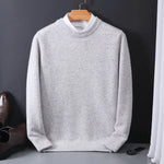 2024 Cashmere Sweater O-neck Pullovers Men's Loose Oversized M-3XL Knitted Bottom Shirt Autumn Winter New Korean Casual Men Top