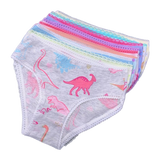 10Pc/Lot Girls Panties Briefs Underwear Kids Flower Pants Suit 2-12Years