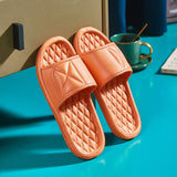 Summer Women Bathroom Slippers Men EVA Home Sandals Super Light Soft Beach Flip Flops Ladies Indoor Anti-Slip Slides Bath Shoes