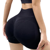 Lady Yoga Shorts High Waist Workout Shorts Fitness Yoga Lift Butt Womens Clothing Women Yoga Gym Running Short Pants Sportswear