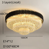 BOSSEN LED modern crystal ceiling light circular/square bedroom living room ceiling light.