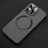 Carbon Fiber for iphone 12 13 14 pro Max Case Magsafe Magnetic Wireless Charging Case For iPhone 13 12 Pro Max 14Plus Hard Cover