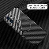 Carbon Fiber for iphone 12 13 14 pro Max Case Magsafe Magnetic Wireless Charging Case For iPhone 13 12 Pro Max 14Plus Hard Cover