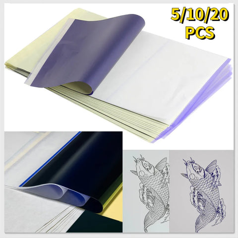 Tattoo Transfer Paper Stencils Copier Sheets Spirit Master Freehand A4 Size Thermal Paper Tattoo Printer Machine Accessories