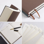 A5 Soft Leather Notebook With 120 Inner Pages, Waterproof Cover And Comfortable Touch