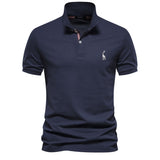 AIOPESON Brand Men&#39;s Polo Shirts Cotton Polo Shirts for Men Short Sleeve High Quantity Solid Polo Men New Summer Clothing