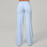 Women Straight Yoga Leg Bottoms Soft Stretchy Fabric Women's Yoga Pants GYM Sweat-Wicking Properties Running Sport Trousers