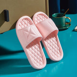 Summer Women Bathroom Slippers Men EVA Home Sandals Super Light Soft Beach Flip Flops Ladies Indoor Anti-Slip Slides Bath Shoes