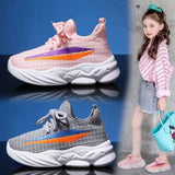 Kids Shoes Yeez Boys Sneakers Breathable Knit Casual Running Shoes Lightweight Girls Casual Shoes little big kid