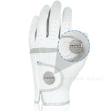 1pc Men's Golf Glove Micro Soft Fabric Breathable Golf Gloves With Magnetic  Marker Replaceable White Glove