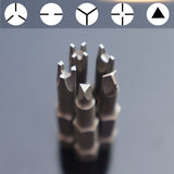 5Pcs Special-shaped Screwdriver Set 50mm U-shaped Y-Type Triangle Inner Cross Three Points Screwdriver Bit Tool