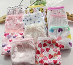 10Pc/Lot Girls Panties Briefs Underwear Kids Flower Pants Suit 2-12Years