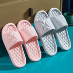 Summer Women Bathroom Slippers Men EVA Home Sandals Super Light Soft Beach Flip Flops Ladies Indoor Anti-Slip Slides Bath Shoes