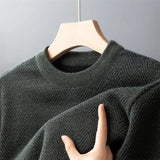 New Men's Casual Pullover Fashion Sweater Autumn and Winter Warm Top