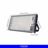 1/2/3PCS 110V 220V Led Flood Light 50W 100W 150W 200W Outdoor Floodlight IP65 Waterproof Wall Lamp Reflector Led Street Light