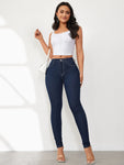 Women's Jeans 2024 Summer High Waisted Slimming and Tight Fitting Large Size Buttocks Lifting Small Leg Jeans for Women