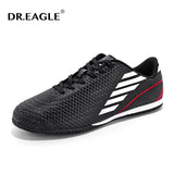 DR.EAGLE Men Football Shoes Lightweight Anti-Slip Soccer Shoes Superfly Outdoor Breathable Training Soccer Cleats Sports Shoes