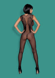 Erotic Open Crotch Bodystocking Lingerie Black Bodysuit Sexy Porn Sleeveless Underwear Women Body Crotchless Costume