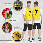 12 Pack Team Pinnies Scrimmage Vests Practice Jersey for Men Pennies for Sports Soccer Jerseys for Adult Youth