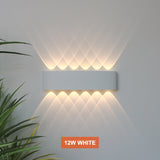 LED Wall Light Outdoor Waterproof IP65 Porch Garden Wall Lamp &amp; Indoor Bedroom Bedside Decoration Lighting Lamp Aluminum