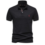 AIOPESON Brand Men&#39;s Polo Shirts Cotton Polo Shirts for Men Short Sleeve High Quantity Solid Polo Men New Summer Clothing