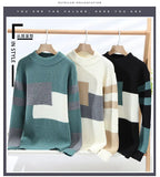 Men's Casual Versatile Knitted Top2024Autumn/Winter New Style Half Polo/Turtle Neck Sweater Quick Selling Through Outer Trade