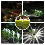 30Pack Solar Outdoor Lights Garden Lamp Solar Powered Waterproof Landscape Path Outdoor for Yard Backyard Lawn Patio Decorative