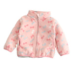 New Autumn Winter Children Girls Clothes Baby Coat Kids Cute Fashion Thickened Jacket Toddler Casual Costume Infant Sportswear