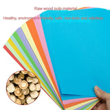 100Pcs Colored Art Origami A4 Colored Printer Paper Color Paper Decor 10 Assorted Colors Paper for Kids DIY Arts Crafts