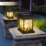 Solar Lantern Light LED Waterproof Portable Garden Decor Hanging Light Outdoor Yard Festival Decor Atmosphere Lamp Power Solar