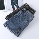 Summer Women Denim Shorts Korean New Streetwear Fashion Jeans High Waist Loose Vintage Casual A-line All-match Wide Leg Pants