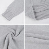 Autumn Winter Men's Warm Sweater Long Sleeve Turtleneck Sweater Retro Knitted Sweater Pullover Sweater