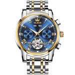 OLEVS Original Watches for Men Luxury Automatic Mechanical Waterproof Wristwatches Men Gift Stainless Steel Relogio Masculino
