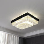 BOSSEN LED modern crystal ceiling light circular/square bedroom living room ceiling light.