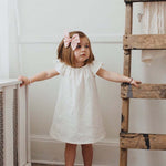 Summer Toddler Baby Girls Dress 100% Cotton Soft Baby Simple Dress Solid A-line Toddler Smock Dress