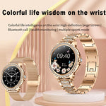 AMOLED Screen Smart Watch Heart Rate Blood Oxygen Fashion Ladies Bracelet 2023 Bluetooth Call Smartwatch Womoen For Android IOS