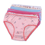 10Pc/Lot Girls Panties Briefs Underwear Kids Flower Pants Suit 2-12Years