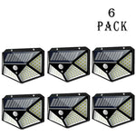 100 LED Solar Wall Lights Waterproof Outdoor Solar Lamp Wireless Solar Powered Sunlight Street Light for Garden Decoration