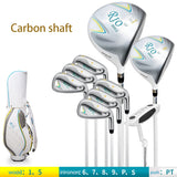 PGM RIO 2016 Ⅱ 11/9/4pcs Women Golf Club Set with Bag Carbon Iron Wood Driver Putting Sand Beginer Training Practice Club LTG014