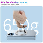 Magnetic Cell Phone Ring Holder Compatible with iPhone 12 13 14 Series For MagSafe Removable Cell Phone Grip Kickstand