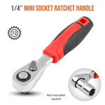 Mini 1/4 Ratchet Wrench Double Ended Quick Socket Ratchet Wrench Screwdriver Hex Torque Wrenches Set Spanner Hand Repair Tools