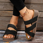 Fashion Flatform Cork Sandals Women Summer 2023 Non Slip Platform Clogs Slippers Female Thick Bottom Outdoor Slides Shoes Woman
