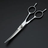 Pet Grooming Scissors Dog Hair Professional Trimming Scissors Set Teddy Haircutting Bent Scissors Pet Clippers Portable Sets