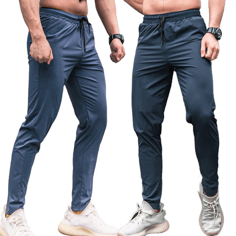 Men Running Fitness Thin Sweatpants Male Casual Outdoor Training Sport Long Pants Jogging Workout Trousers Bodybuilding