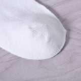 5 Pairs Kids Pure White Sock Baby Boy Girl Solid Breathable Cotton Sport Unisex Kids Child Socks Cotton Uniform Socks