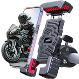 Joyroom Bike Phone Holder 360° View Universal Bicycle Phone Holder for 4.7-7 inch Mobile Phone Stand Shockproof Bracket GPS Clip