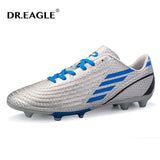 DR.EAGLE Men Football Shoes Lightweight Anti-Slip Soccer Shoes Superfly Outdoor Breathable Training Soccer Cleats Sports Shoes