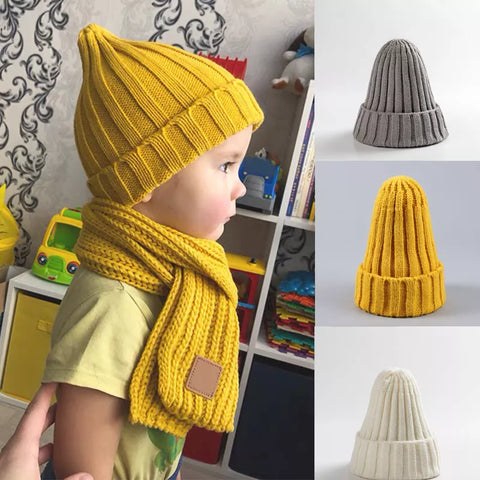 30 Colors Autumn Winter Crochet Baby Hat Girls Boys Cap Kids Beanie Infant Hat New Children Baby Cap Child Caps Warmer Stuff