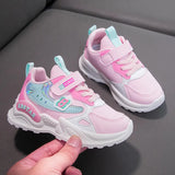 Children's Shoes for Kids Girls Tennis Pink Sneakers 4-9y Toddlers Sports AND Running Flats Free Shipping Return