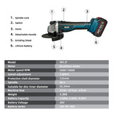 WOSAI MT Series M14 Brushless Angle Grinder 20V Lithium-Ion Battery Machine Cutting Cordless Electric Angle Grinder Power Tools